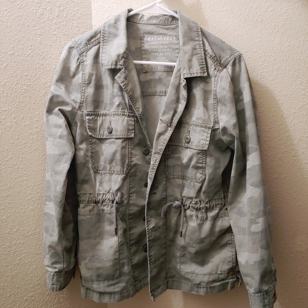 Camo utility jacket